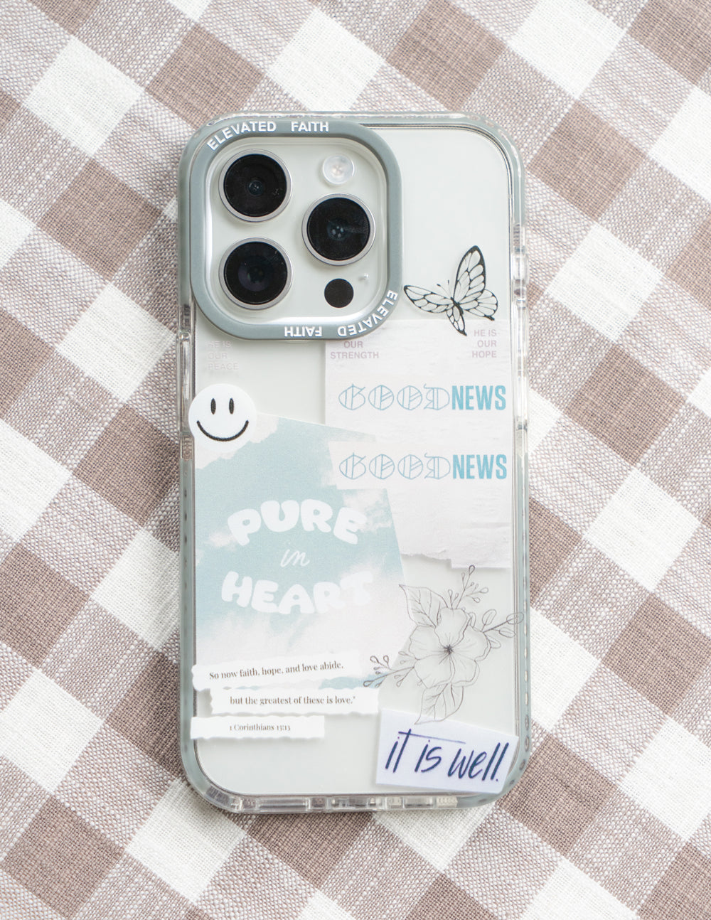 Good News Phone Case – Christian Coquette Aesthetic Case for Teen Girls