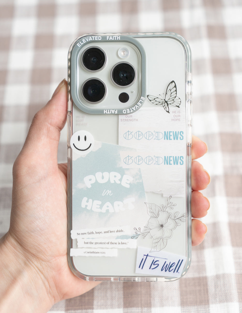 Good News Phone Case – Christian Coquette Aesthetic Case for Teen Girls