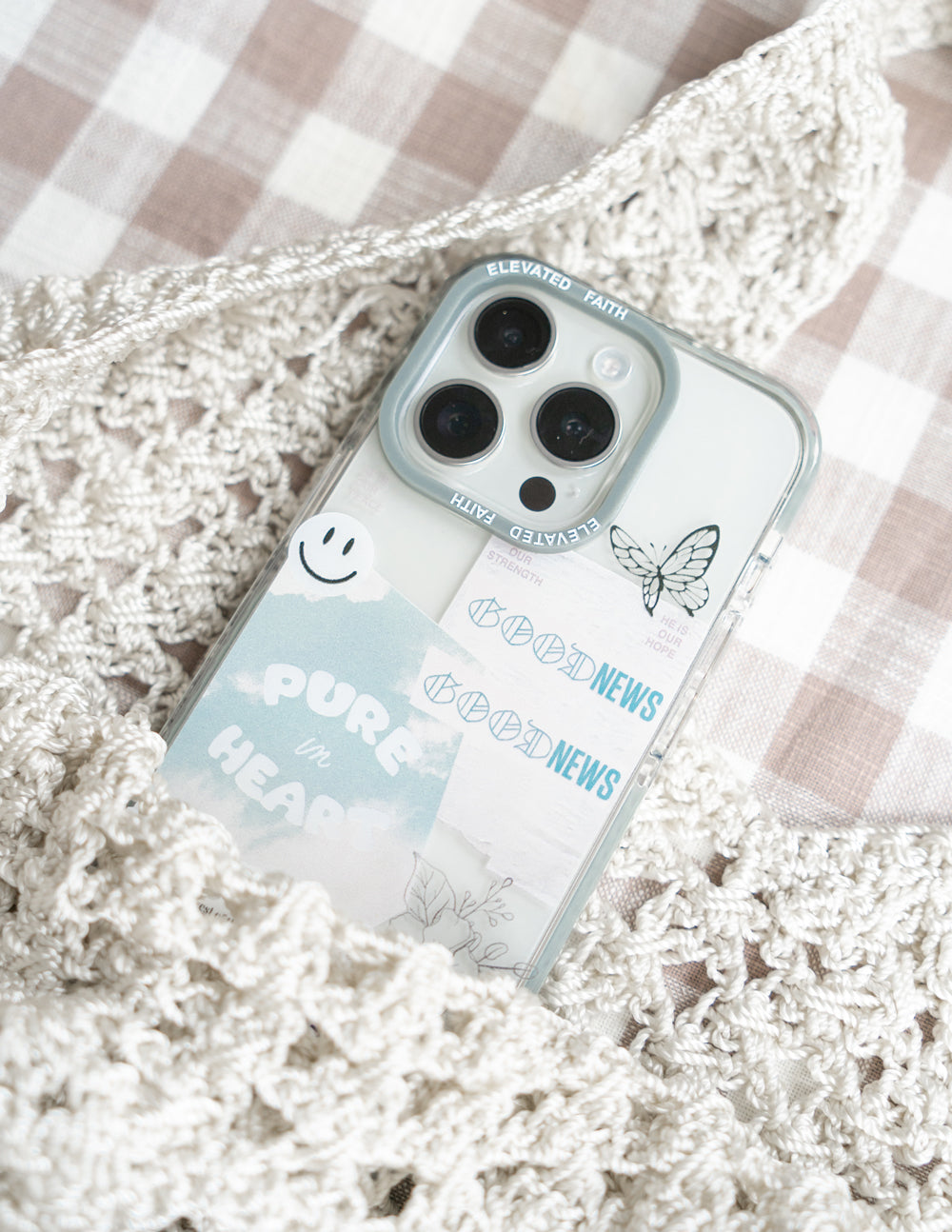 Good News Phone Case – Christian Coquette Aesthetic Case for Teen Girls