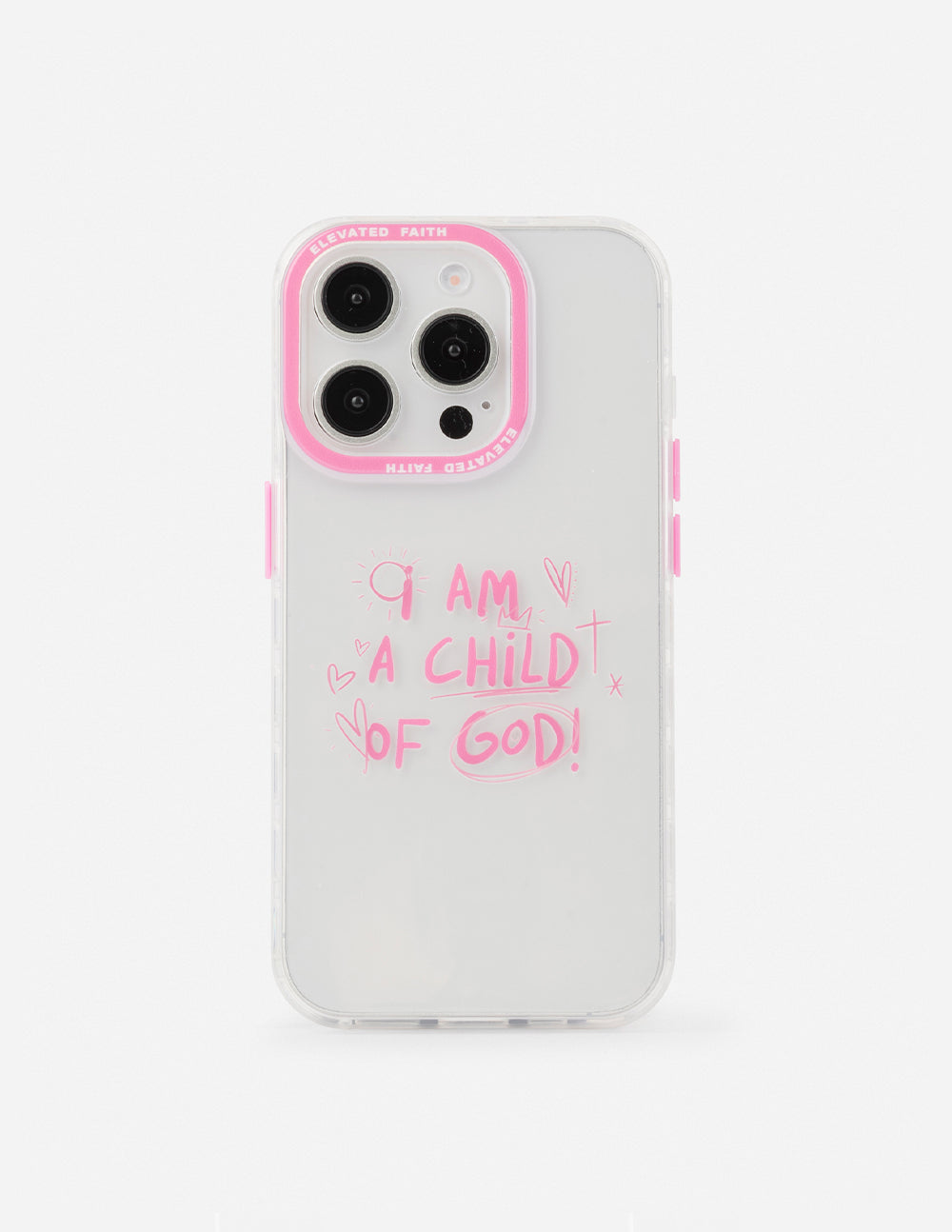 Child of God Pink Phone Case – Cute Christian Aesthetic Case for Teen Girls
