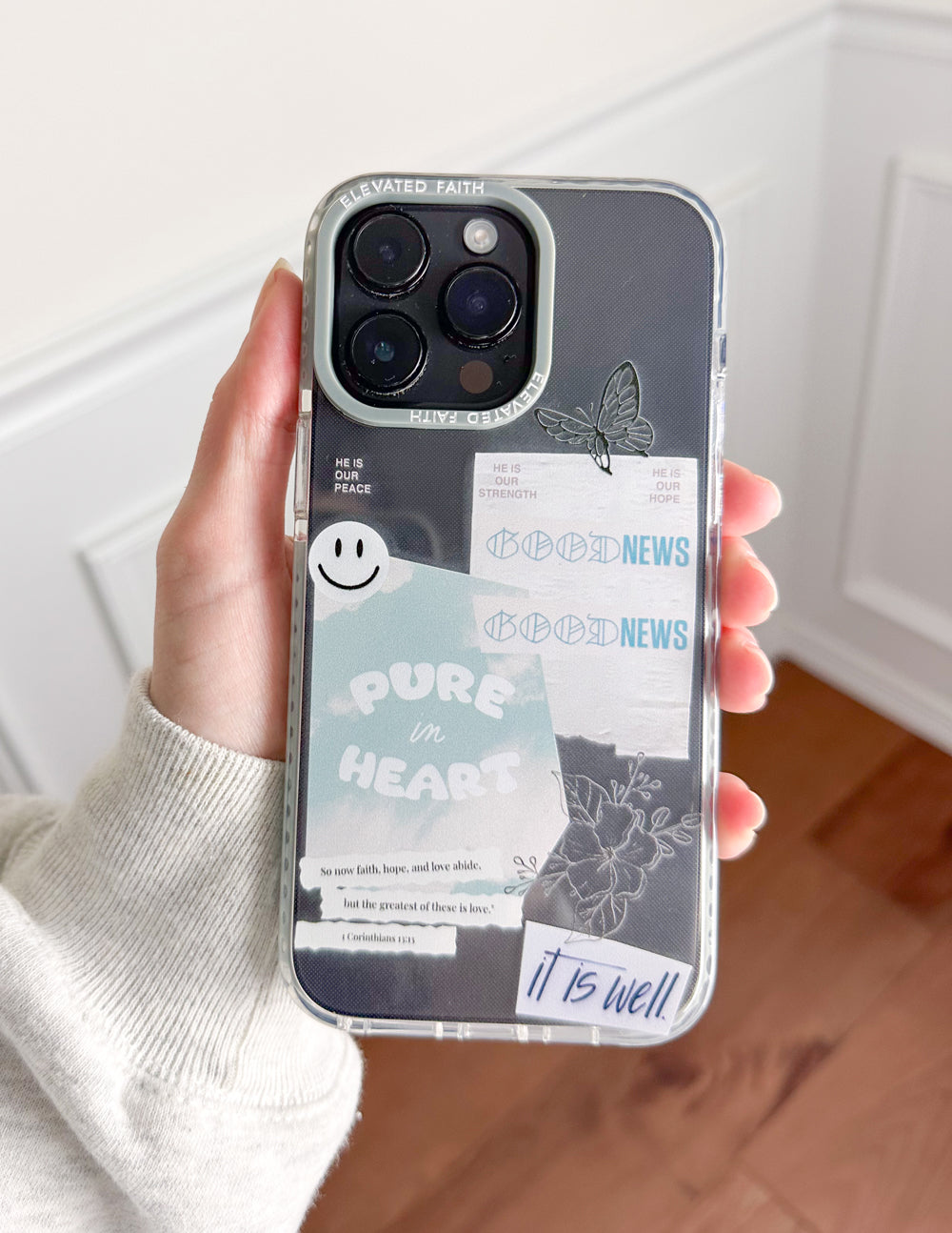 Good News Phone Case – Christian Coquette Aesthetic Case for Teen Girls