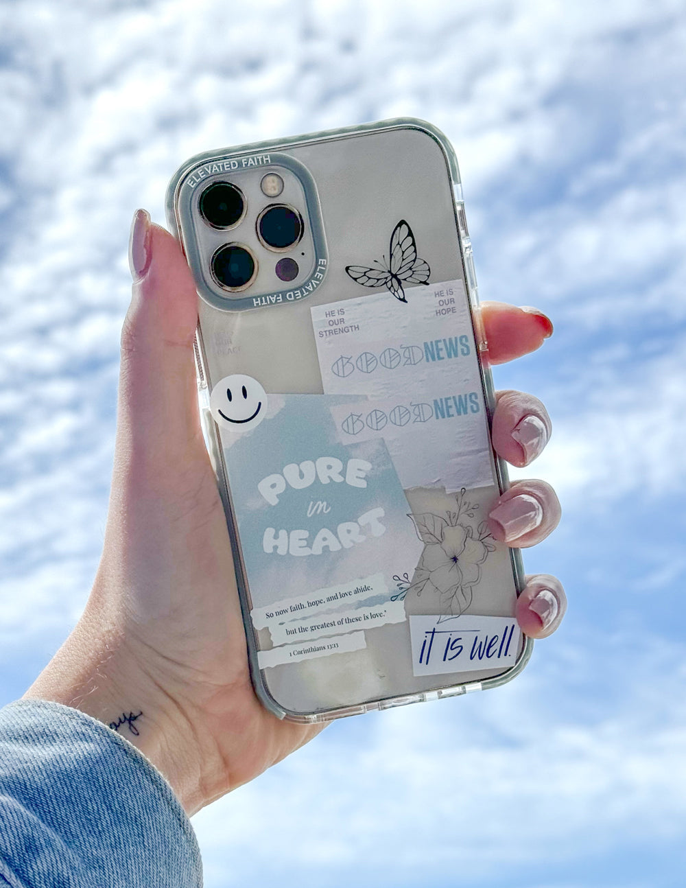 Good News Phone Case – Christian Coquette Aesthetic Case for Teen Girls