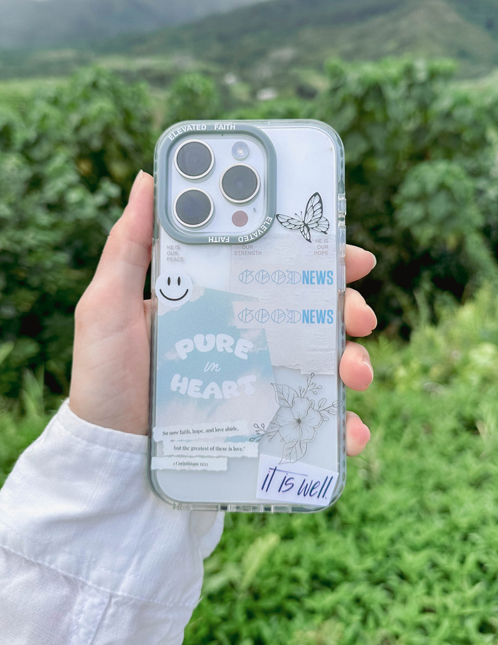Good News Phone Case – Christian Coquette Aesthetic Case for Teen Girls