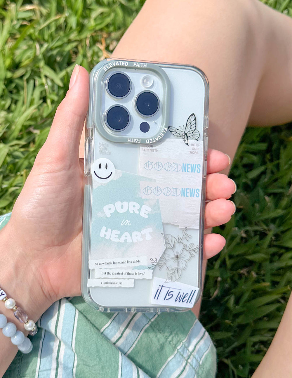 Good News Phone Case – Christian Coquette Aesthetic Case for Teen Girls