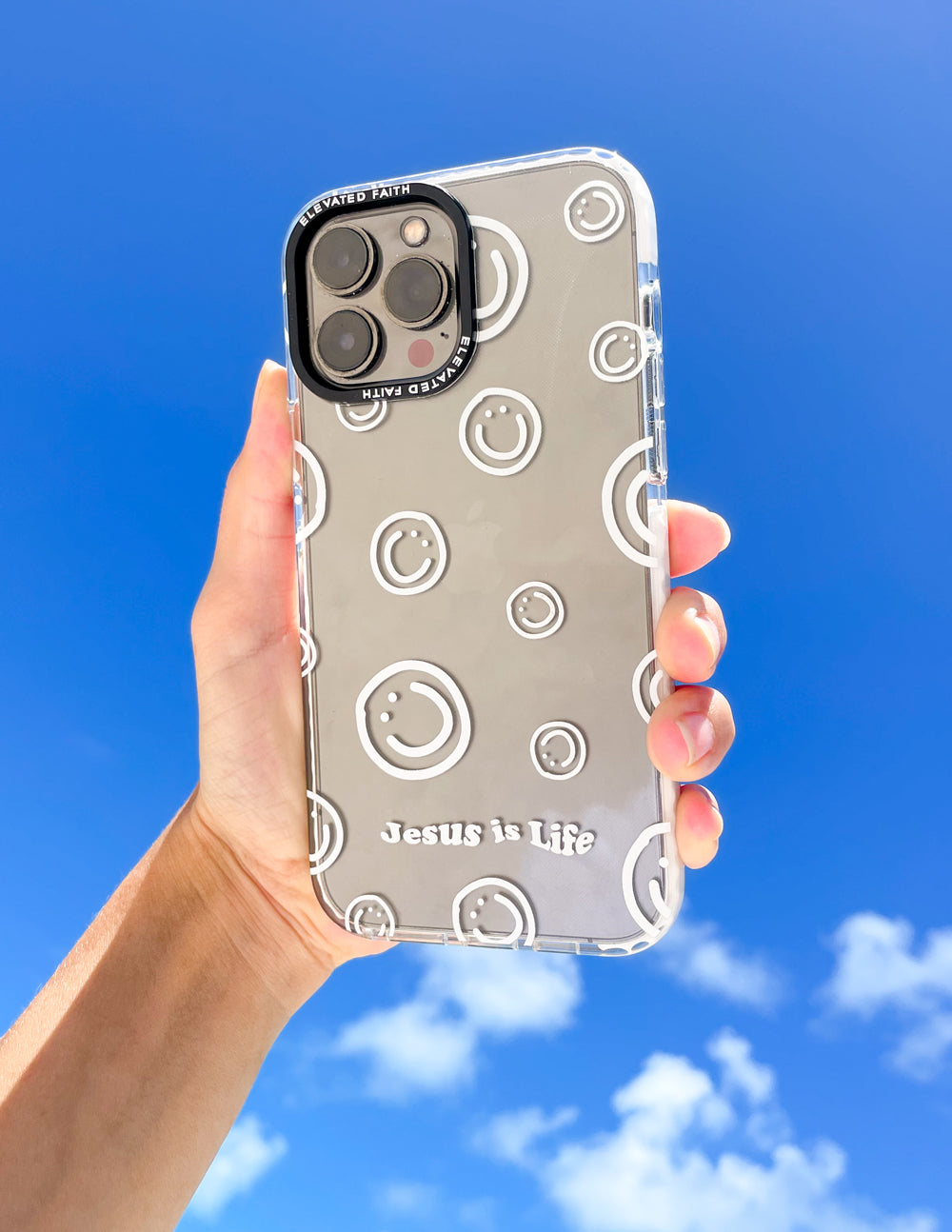 Jesus is Life Phone Case – Faith-Based Aesthetic Phone Case for Women