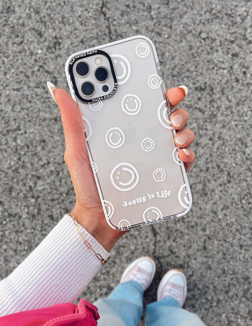 Jesus is Life Phone Case – Faith-Based Aesthetic Phone Case for Women