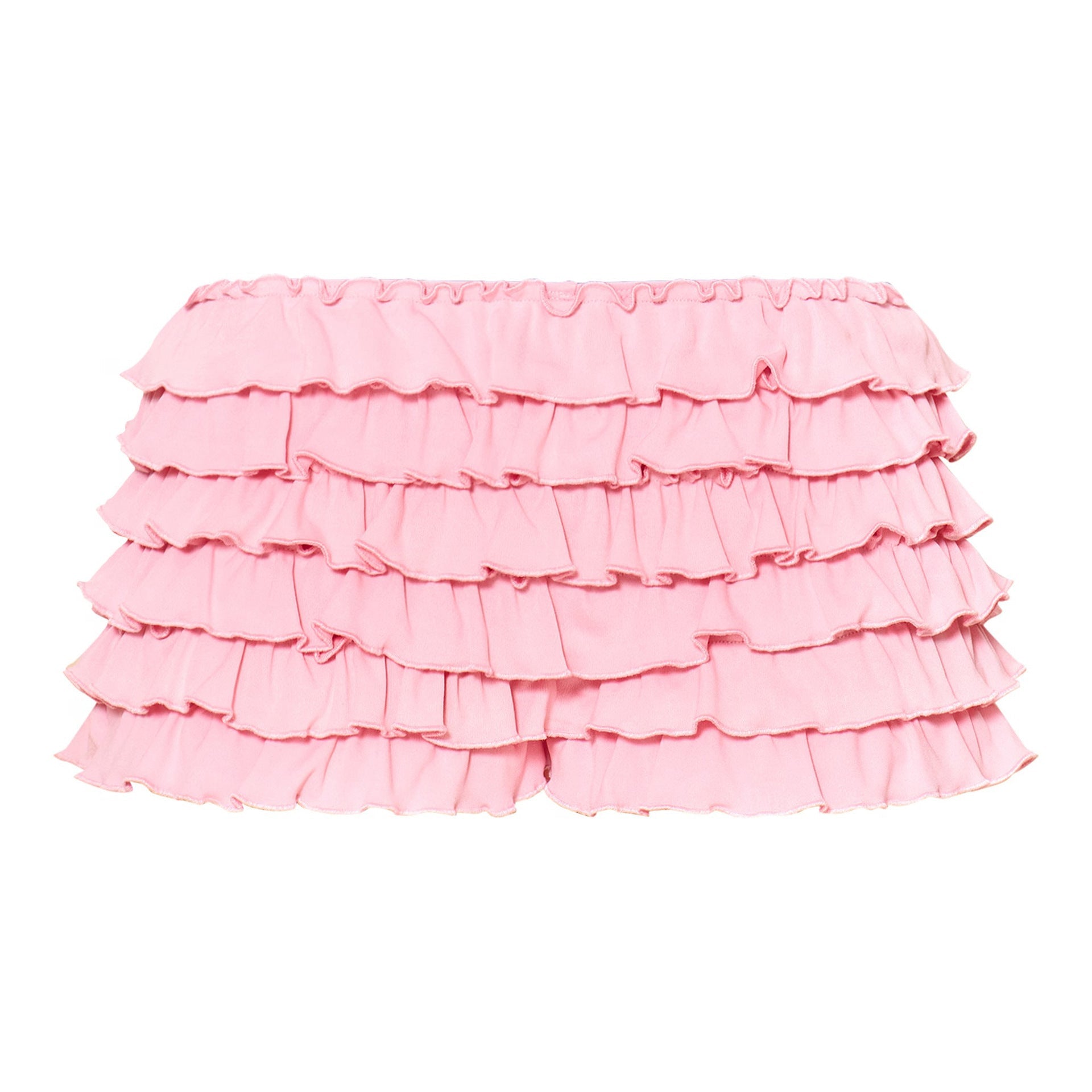 Frill Wavy Lantern Dress