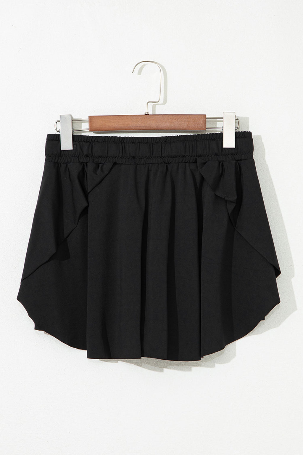 Black Drawstring Casual Shorts