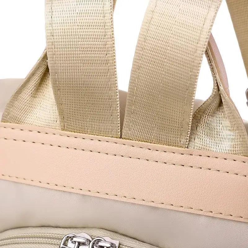 Embroidered Nylon Anti-Theft Backpack